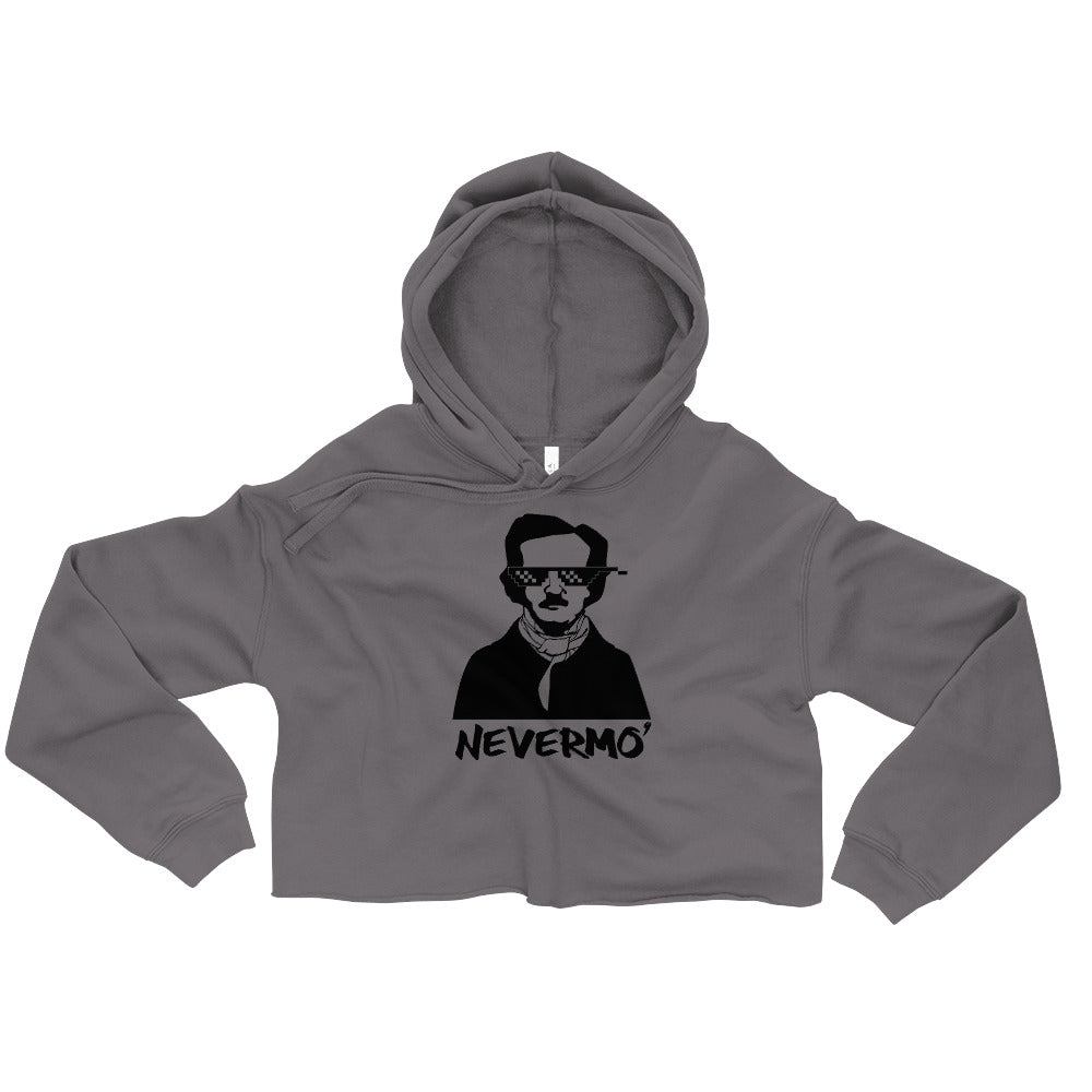 Edgar Allan Poe "Nevermo" Crop Hoodie - Storm Front