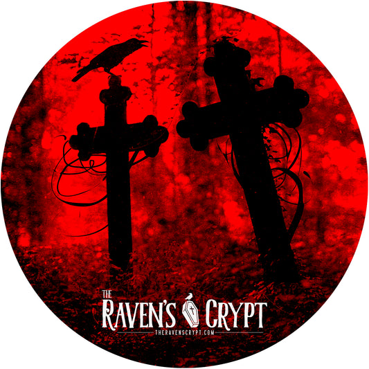 The Raven’s Crypt “Graveyard Raven” 12″ Turntable Slipmat