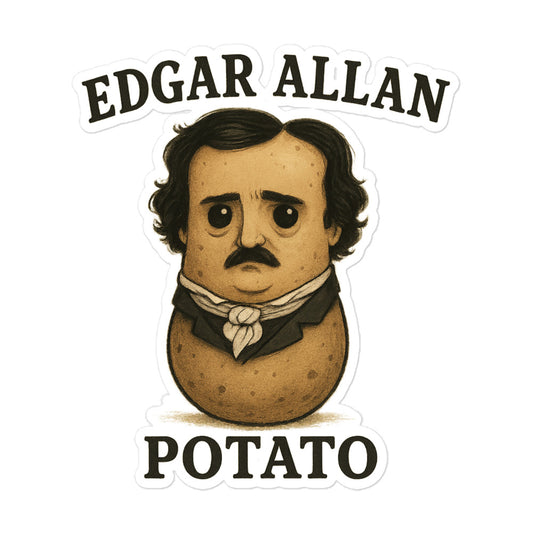 Edgar Allan Potato Sticker
