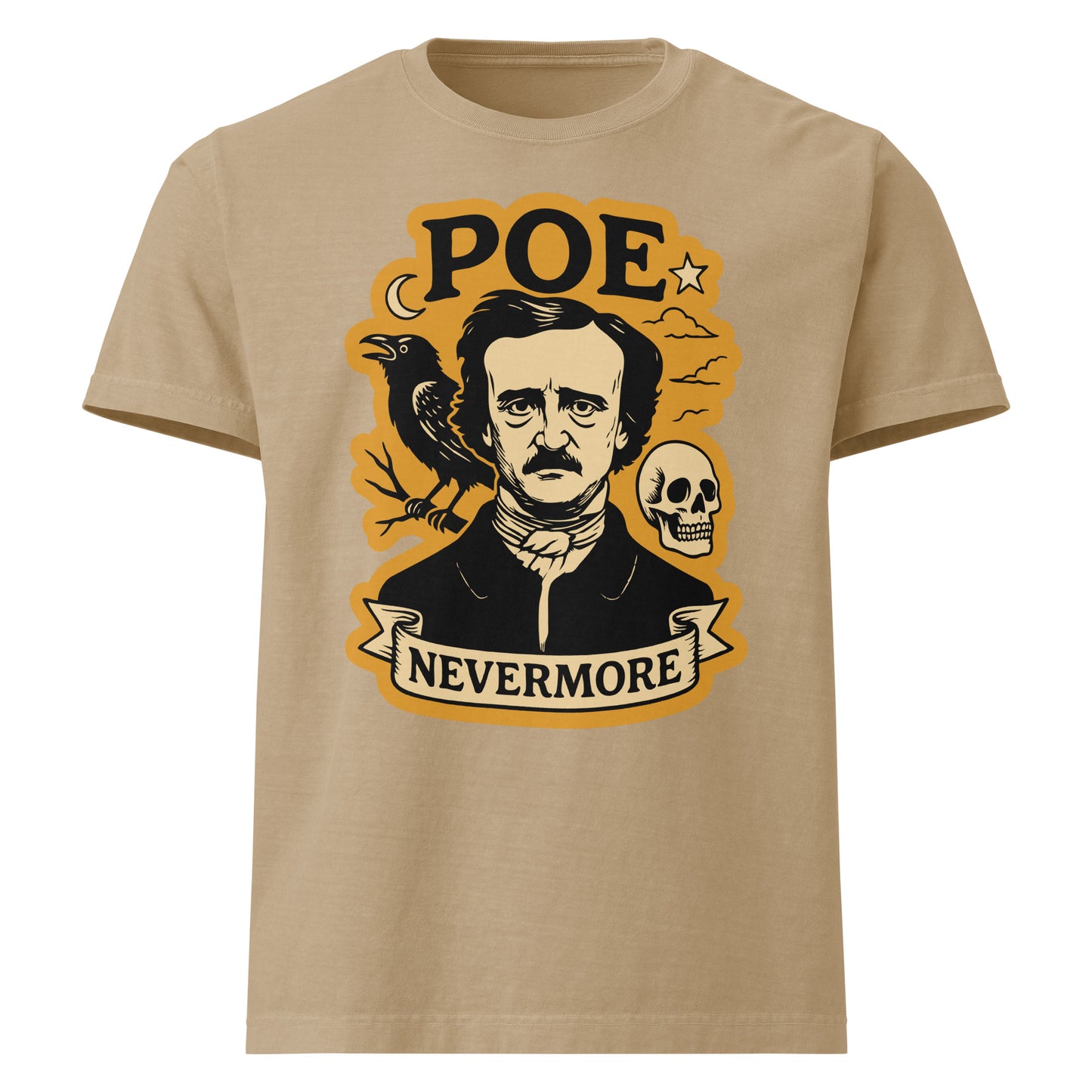 Khaki oversized Poe t-shirt