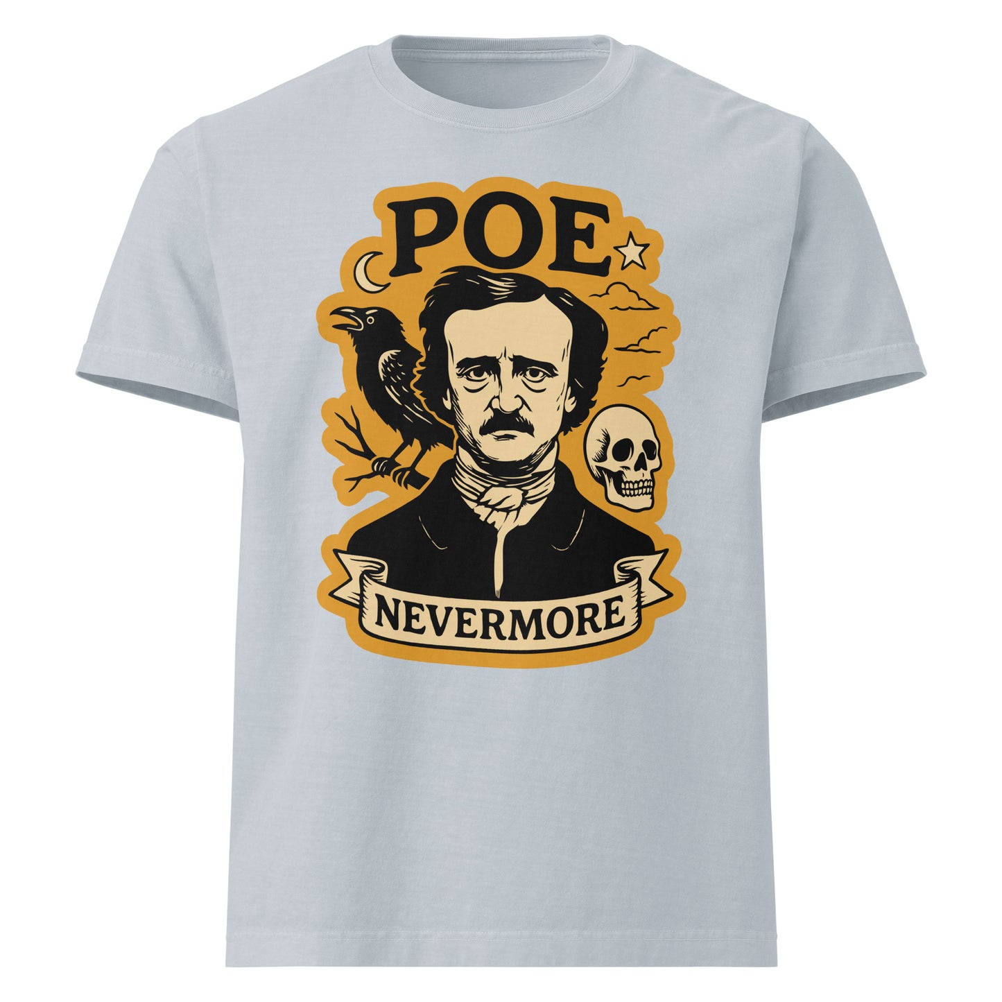 Light washed poe denim t-shirt