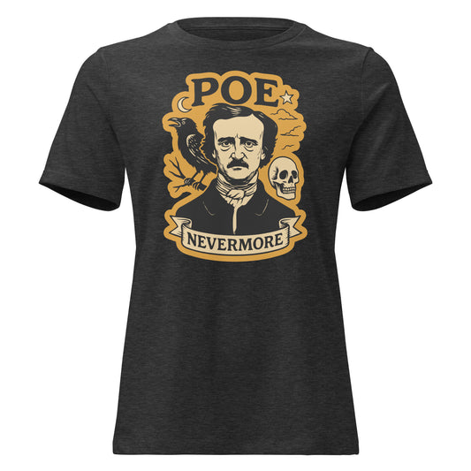 Poe Women dark grey heather t-shirt





