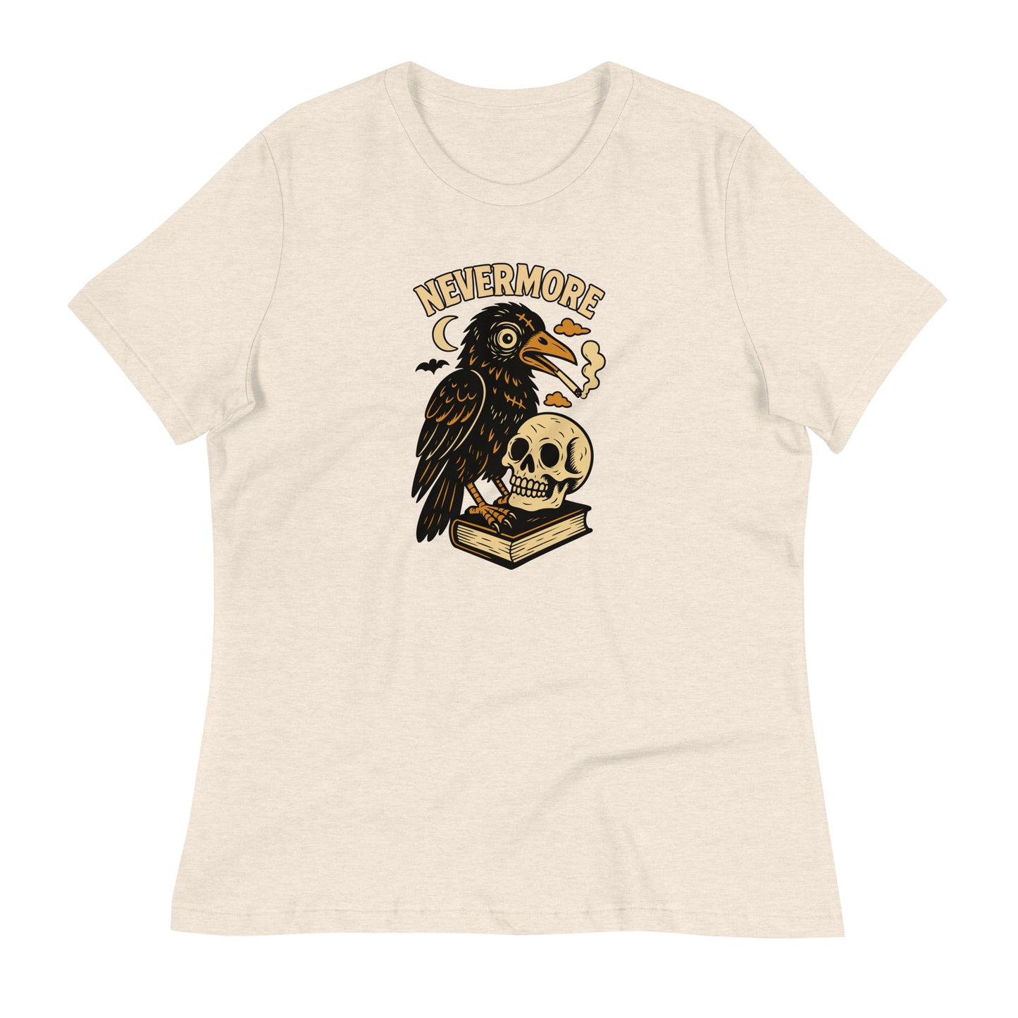 Prism natural Raven and Skull Nevermore Women's T-Shirt