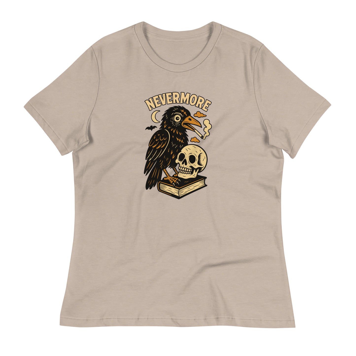 Heather stone Raven and Skull Nevermore Women's T-Shirt