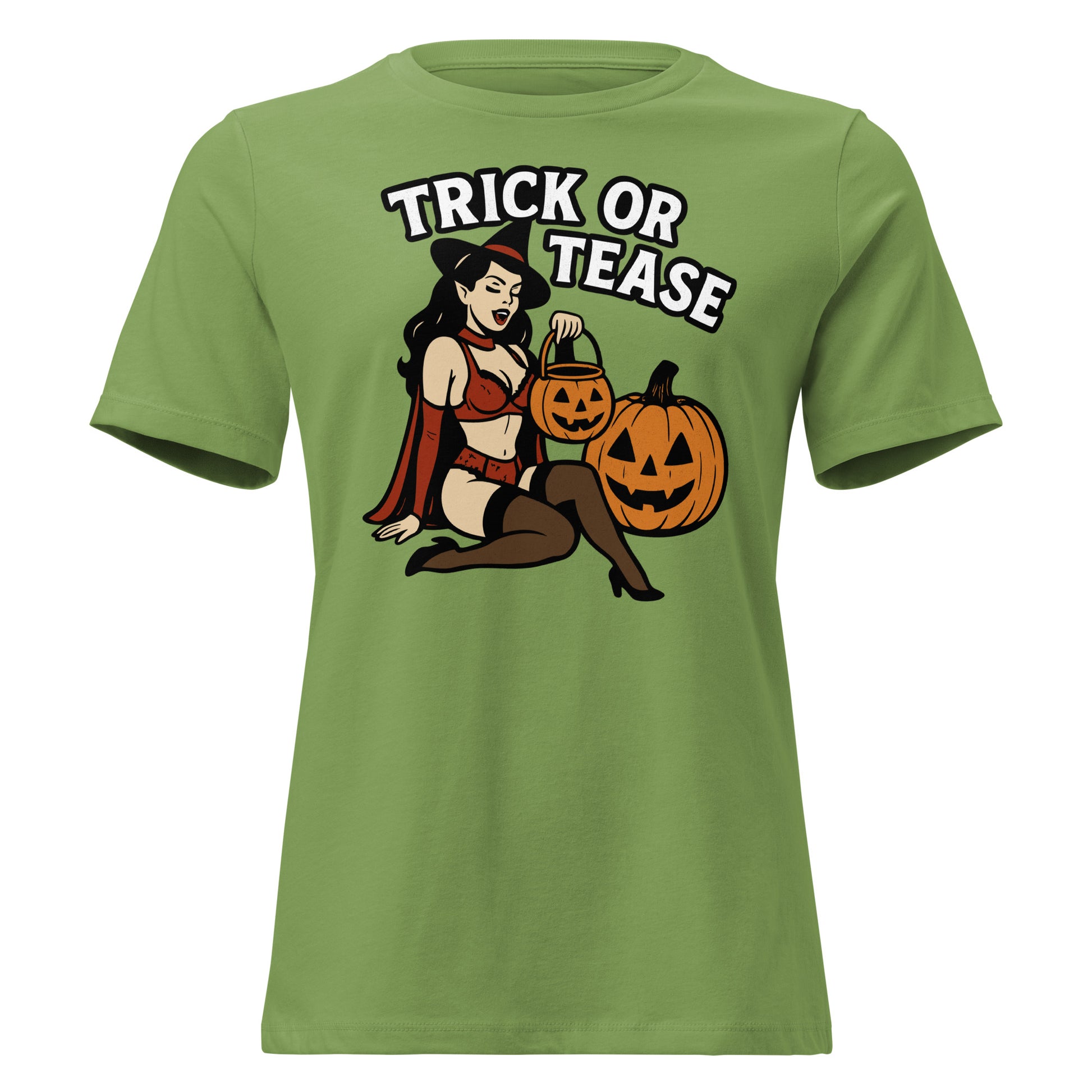 Leaf Trick or Tease Women's Relaxed T-Shirt