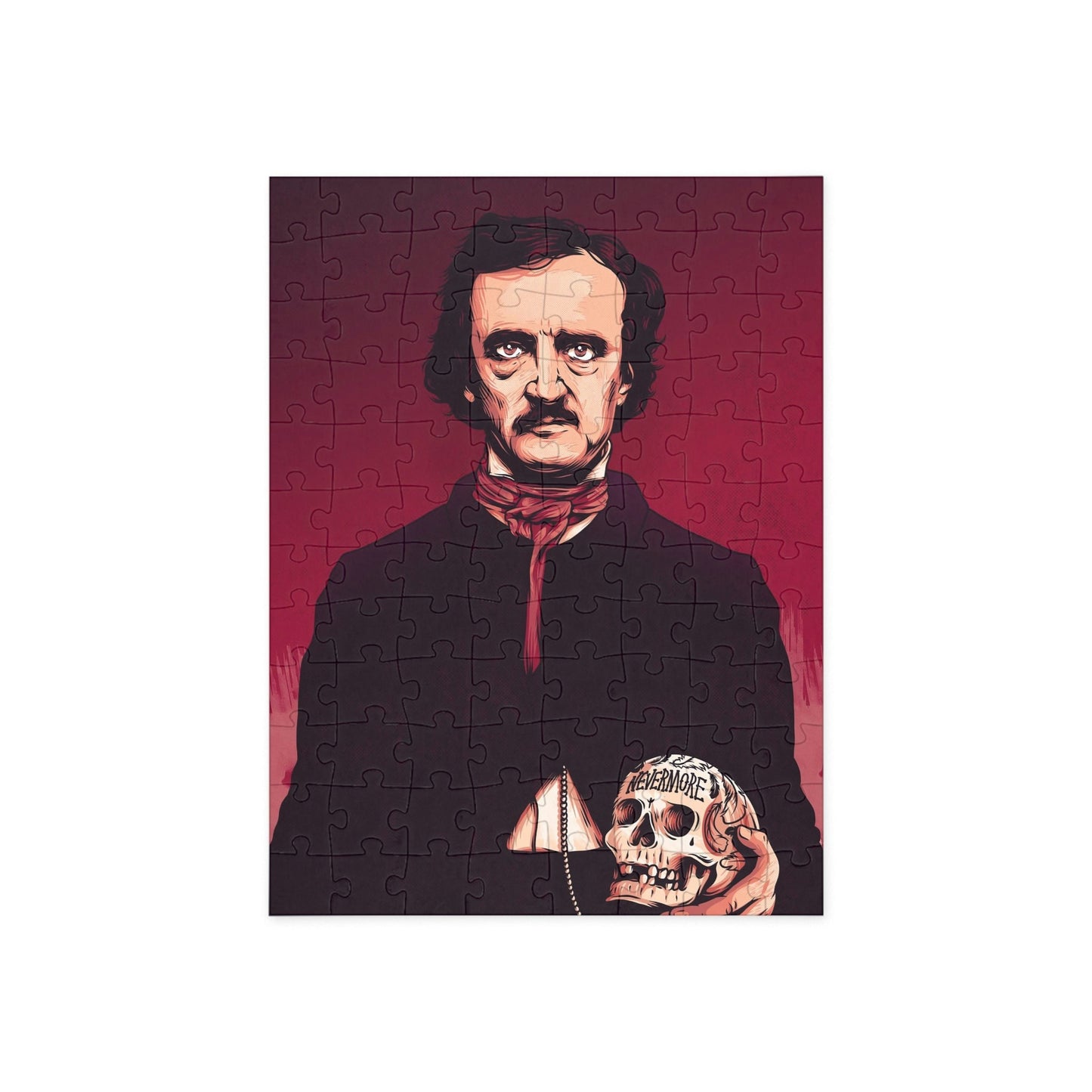 Edgar Allan Poe Illustrated Puzzle - 96 Piece Puzzle