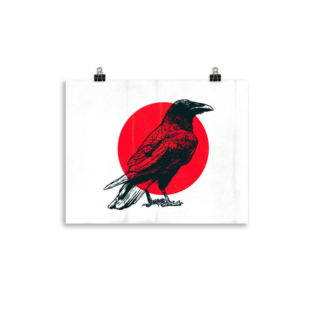 The Raven's Crypt Black Raven - Matte Poster - 11 x 14