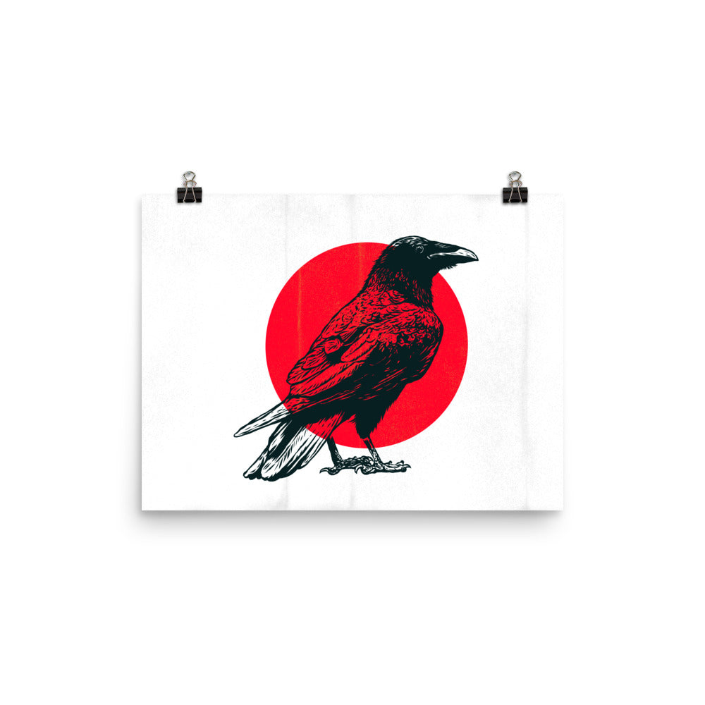 The Raven's Crypt Black Raven - Matte Poster - 12 x 16