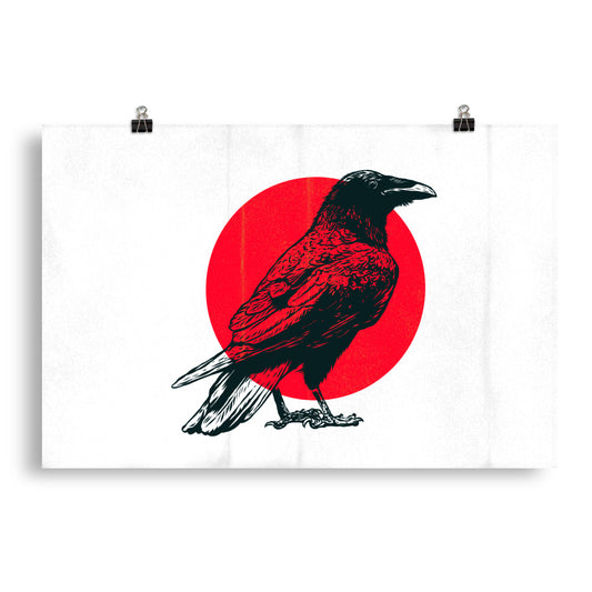 The Raven's Crypt Black Raven - Matte Poster - 20 x 30