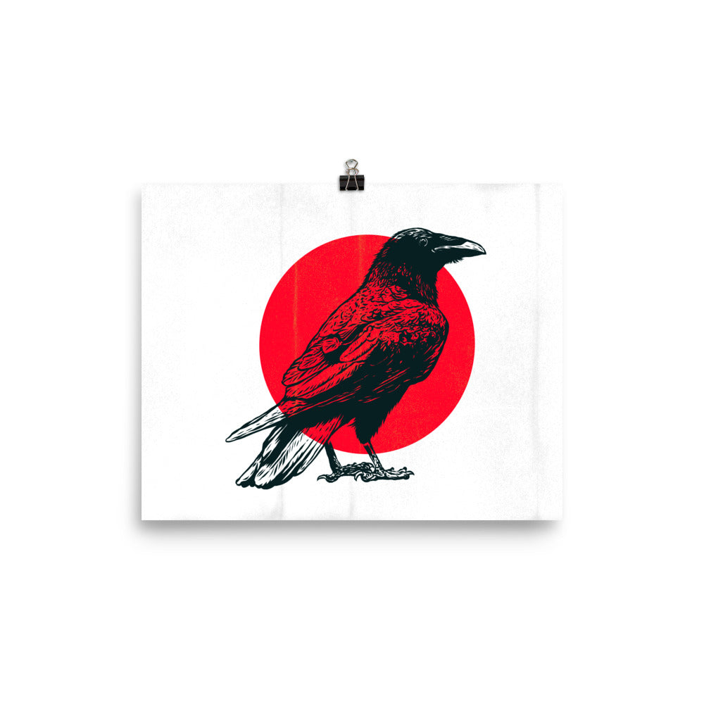 The Raven's Crypt Black Raven - Matte Poster - 8 x 10