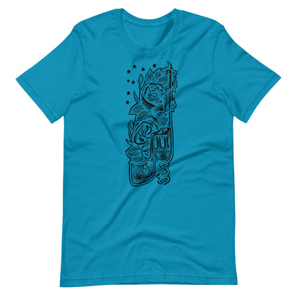 Gun Black - Men's t-shirt - Aqua Front