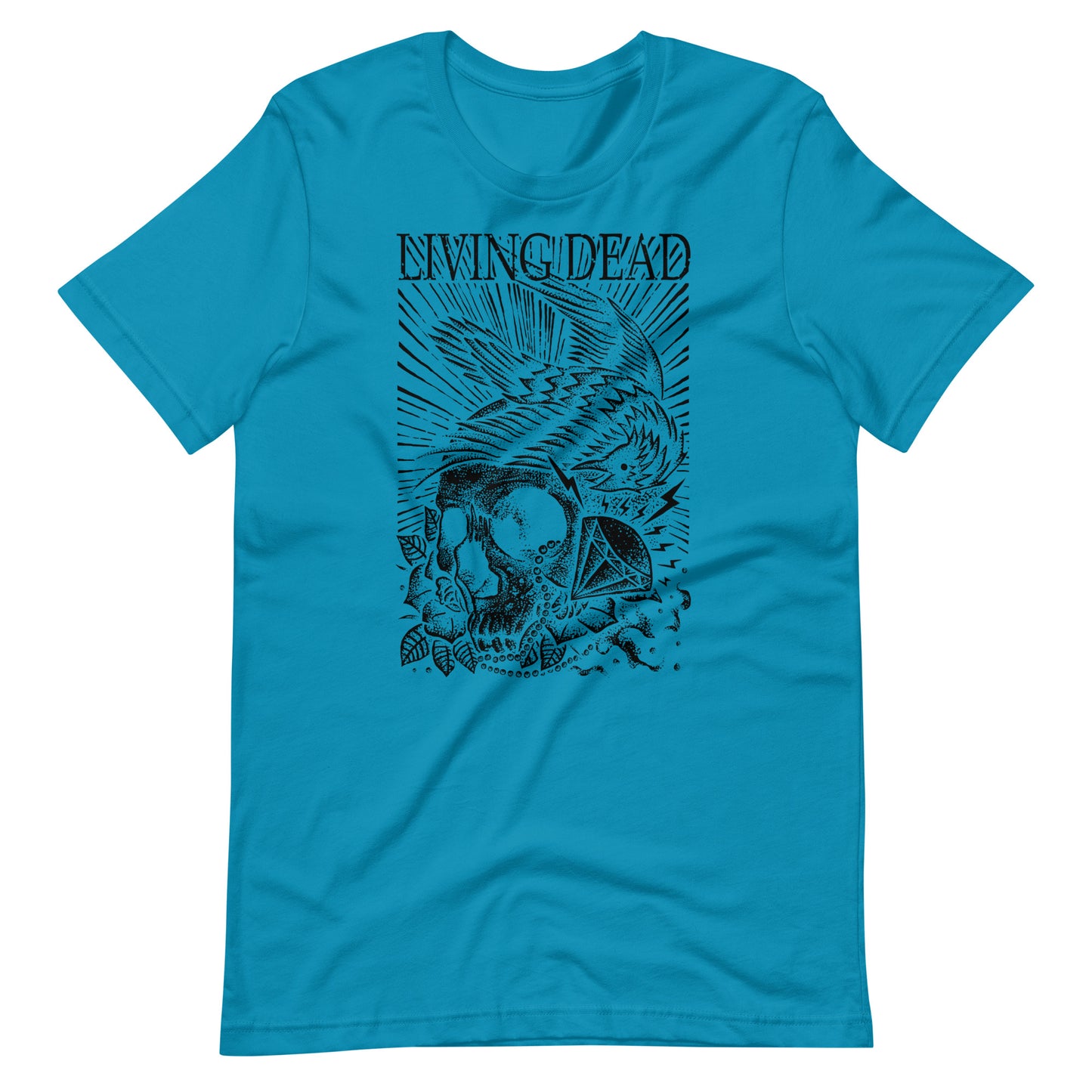 Living Dead Diamond Black - Men's t-shirt - Aqua Front