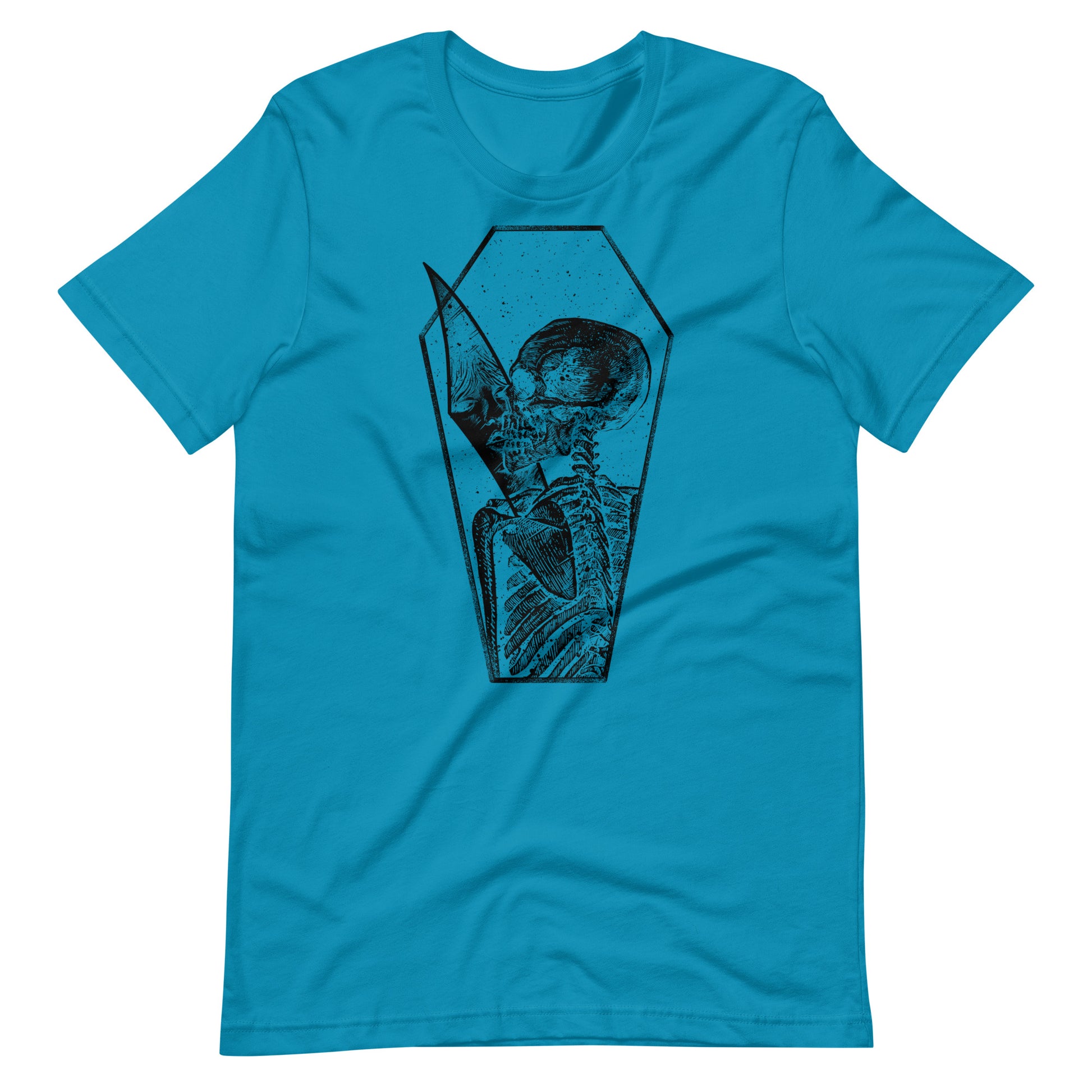 Shadow of Memories Black - Men's t-shirt - Aqua Front