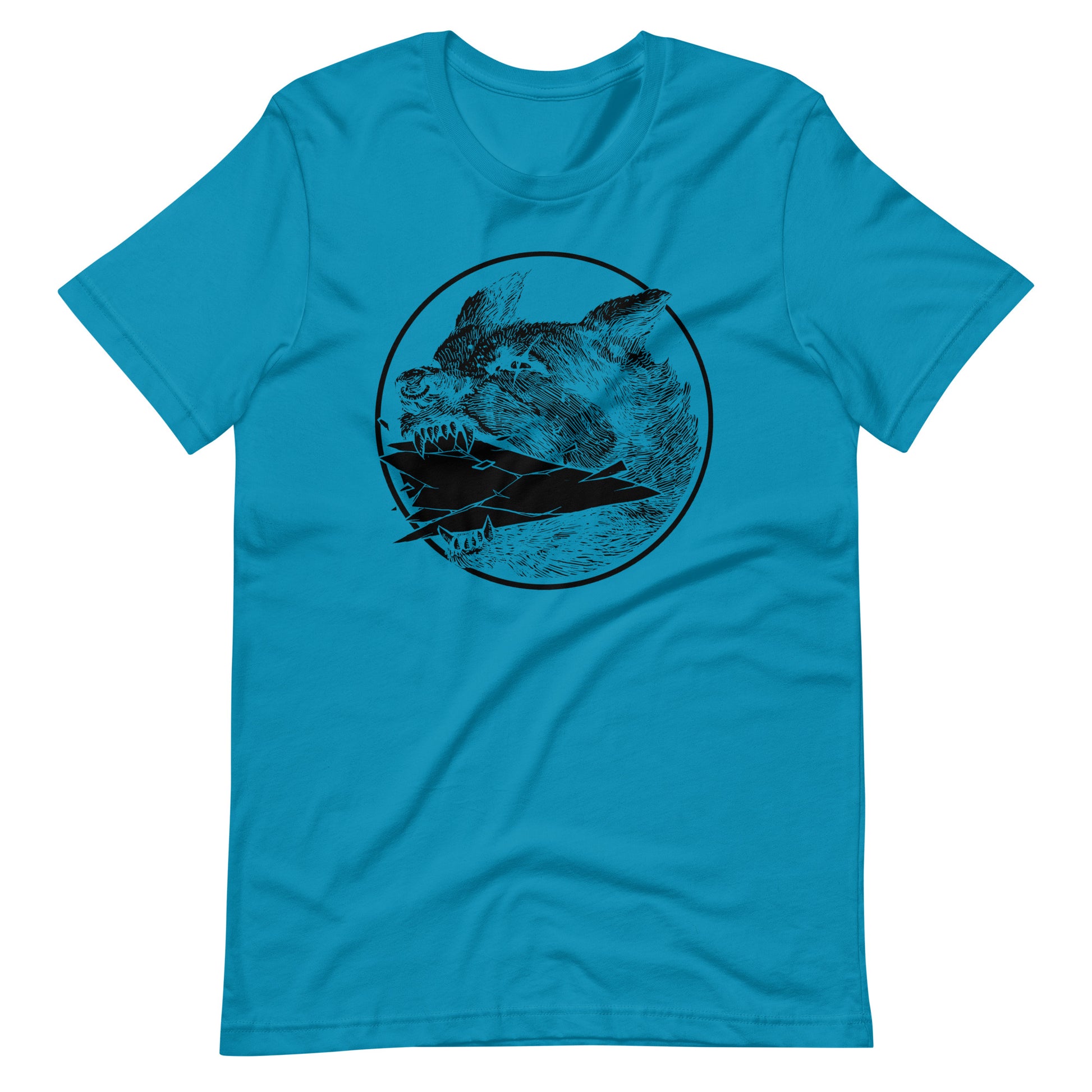 Shard Black - Men's t-shirt - Aqua Front