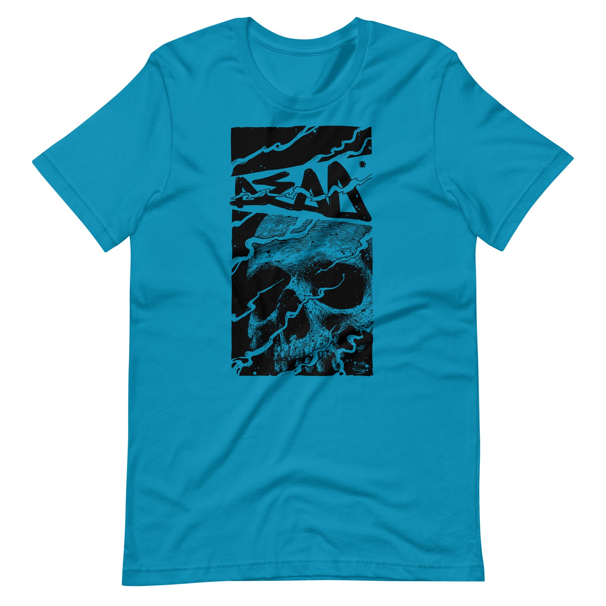 Skull Dead Black - Men's t-shirt - Aqua Front