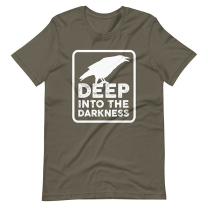 Raven Deep Into the Darkness - Men's t-shirt - Army Front