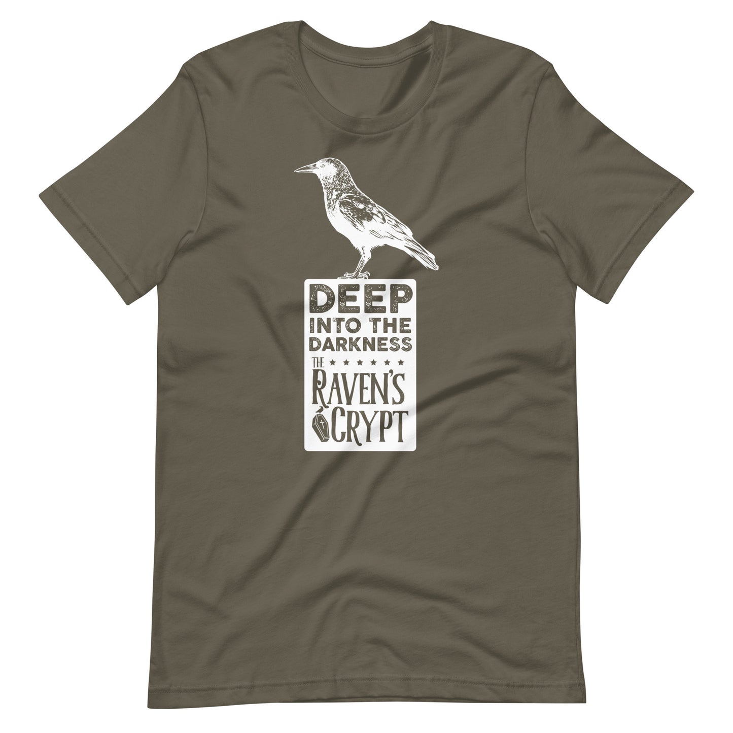 Deep Into the Darkness Crypt 2 - Men's t-shirt - Army Front