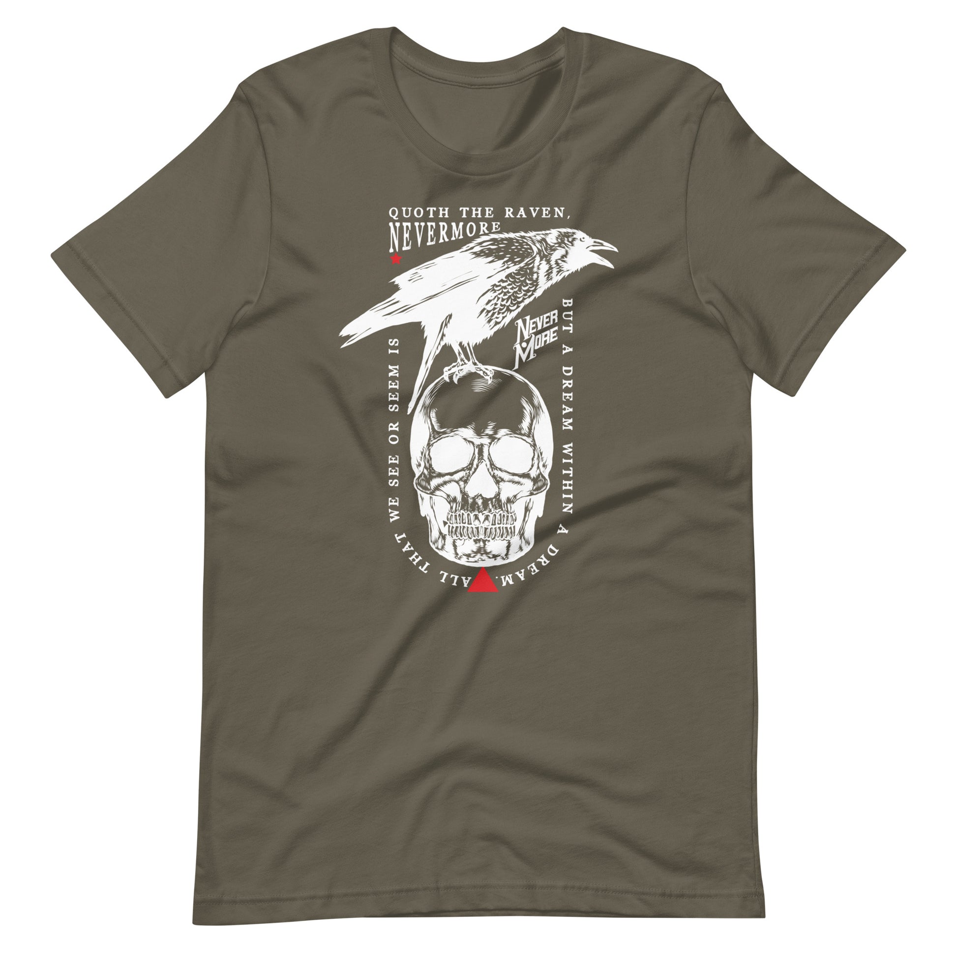 Quoth the Raven - Men's t-shirt - Army Front