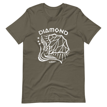 Diamond Light - Men's t-shirt - Army Front