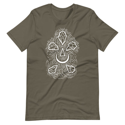 Diamond Night - Men's t-shirt - Army Front