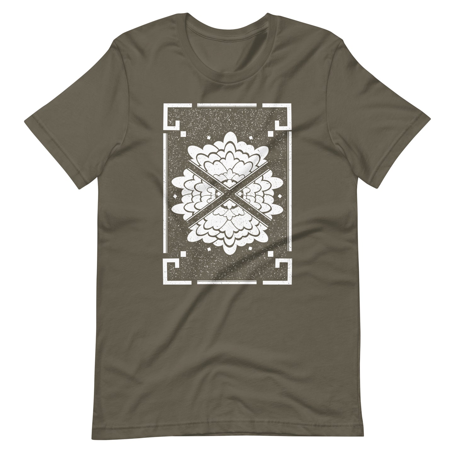 Flower - Men's t-shirt - Army Front