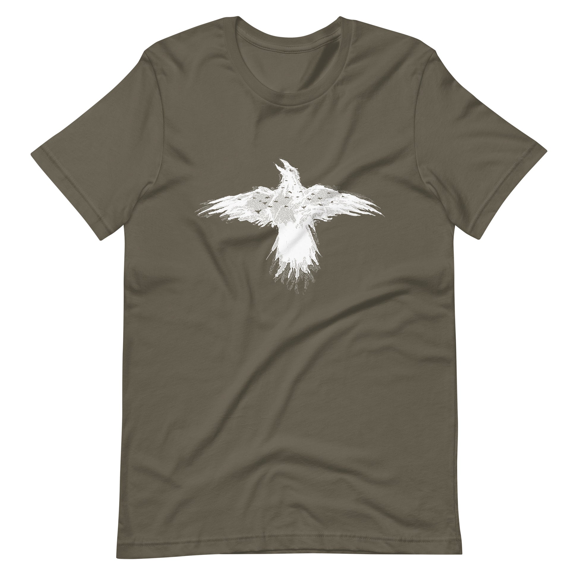 Flying Crow - Men's t-shirt - Army Front