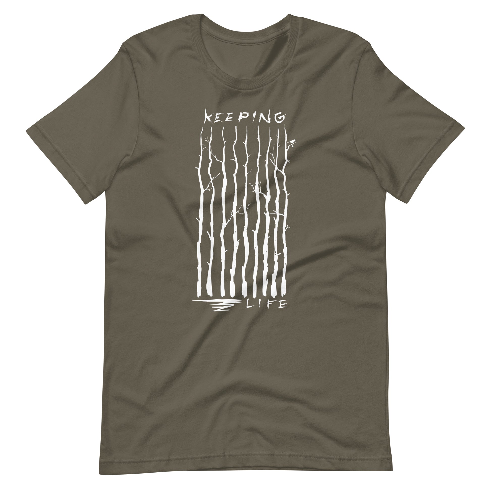 Keeping Lift - Men's t-shirt - Army Front