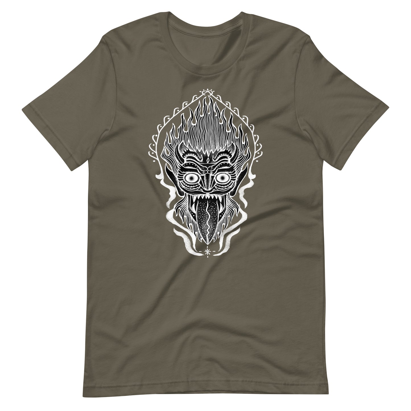 King of Fire - Men's t-shirt - Army Front