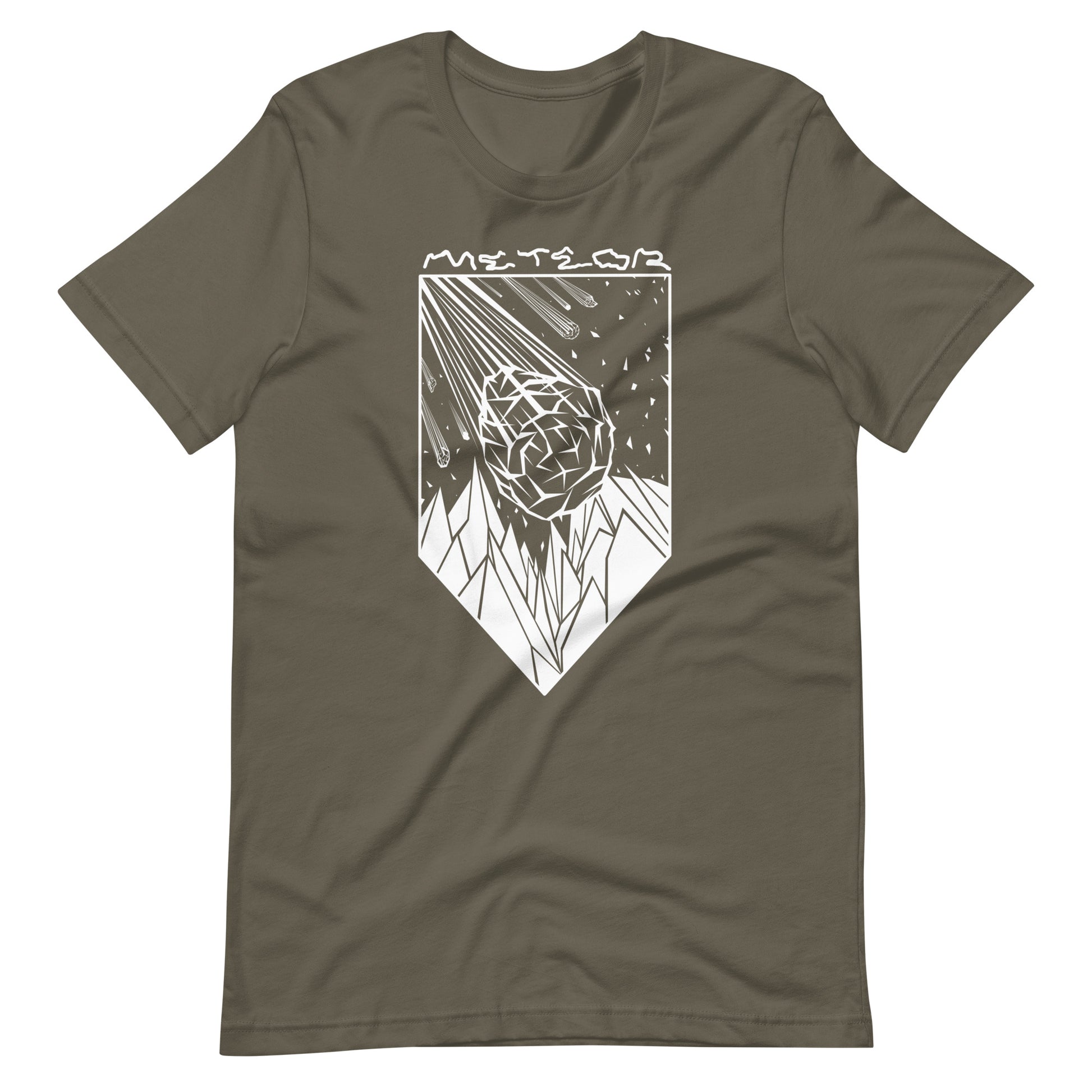 Meteor - Men's t-shirt - Army Front