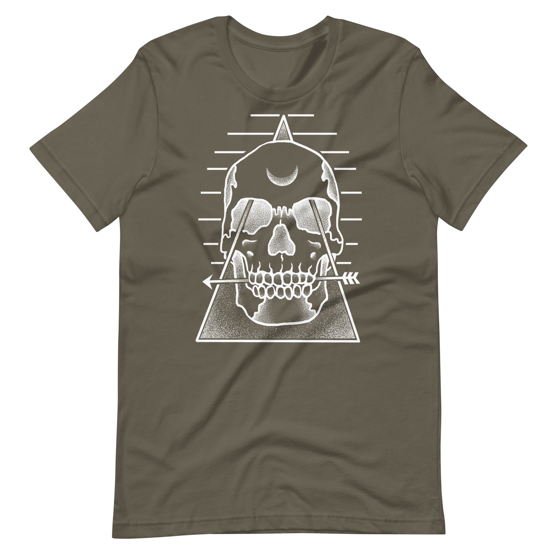 Skull Pyramid - Men's t-shirt - Army Front