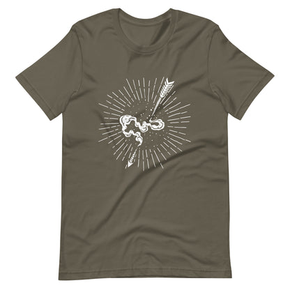 Skull Triangle - Men's t-shirt - Army Front