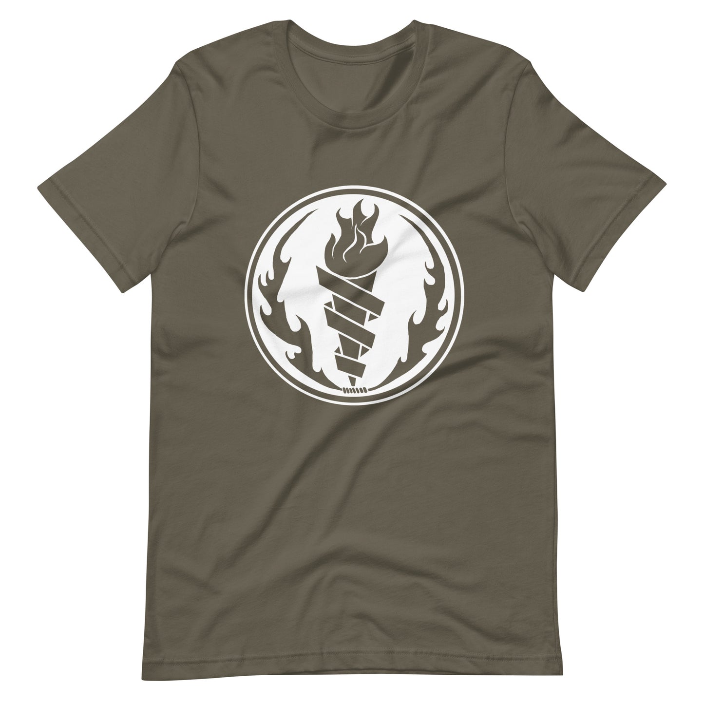 Fire Fire White - Men's t-shirt - Army Front