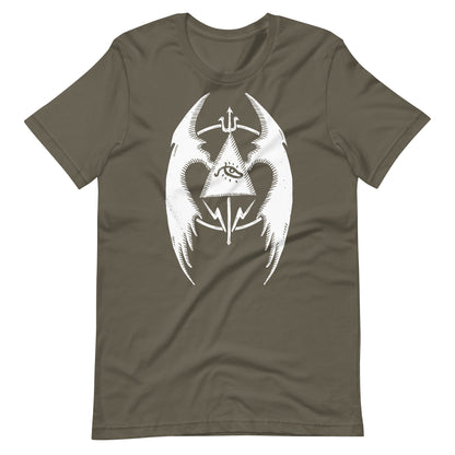Fly 3 White - Men's t-shirt - Army Front