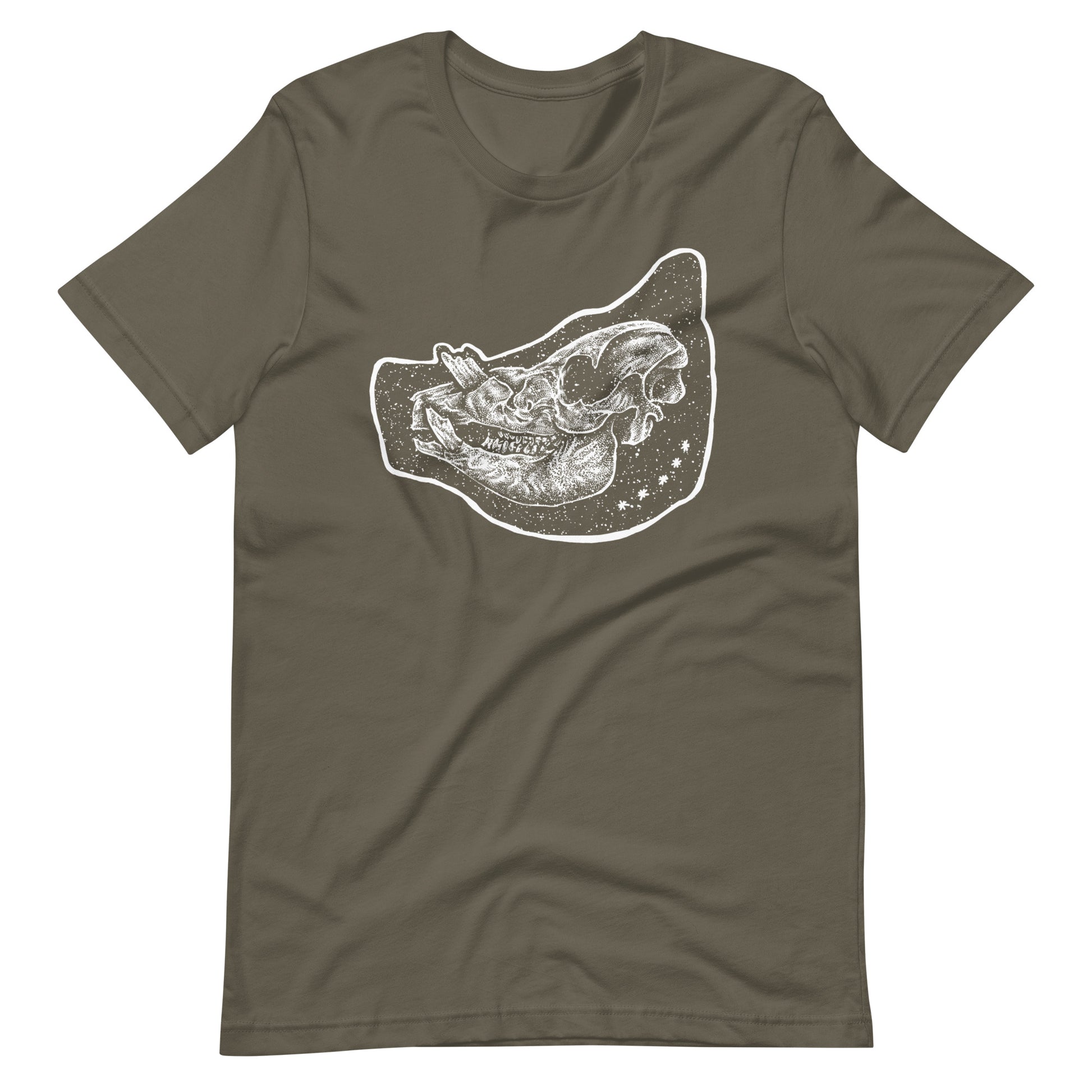 Pig White - Men's t-shirt - Army Front