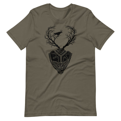 Life Trees Black - Men's t-shirt - Army Front