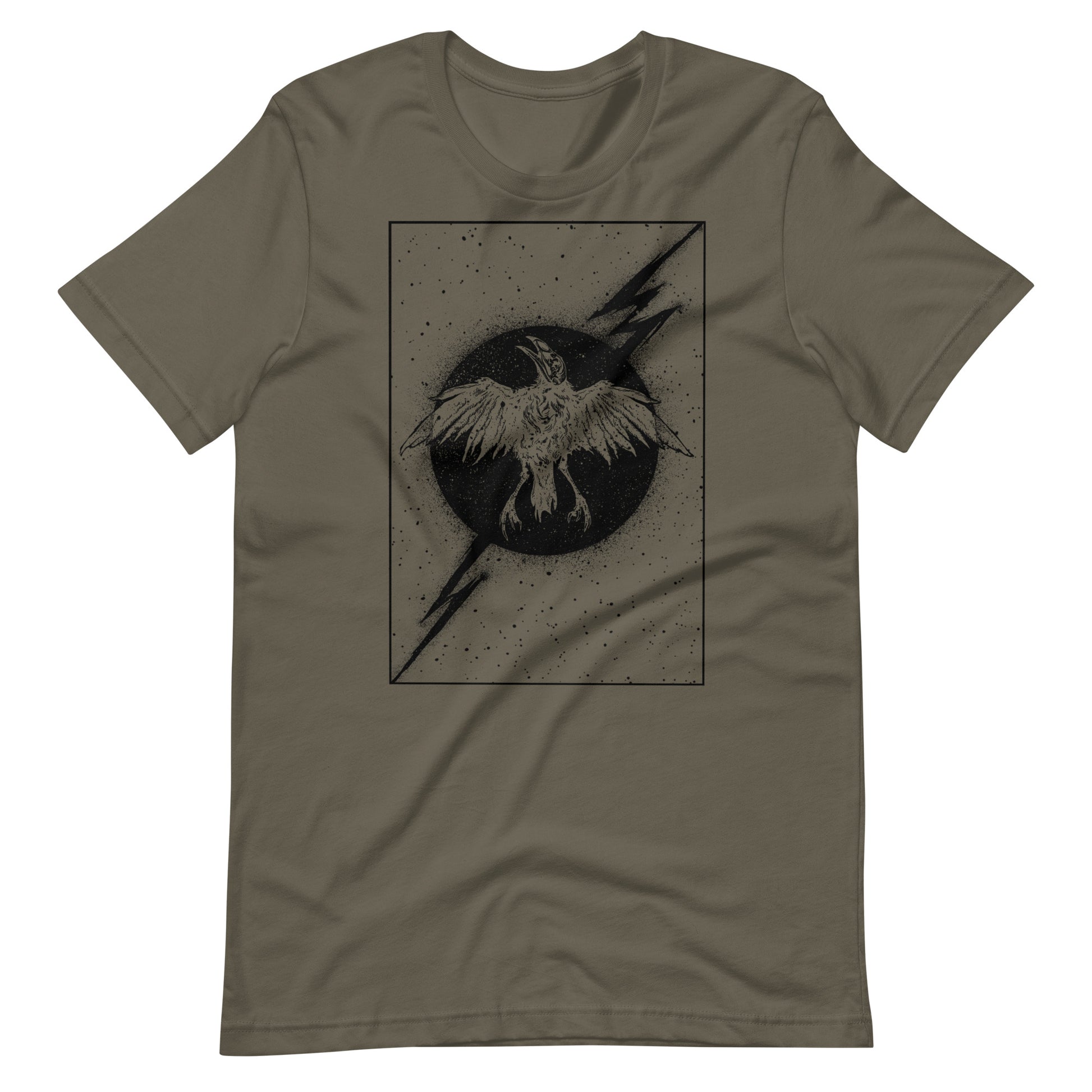 Night Thunder Black - Men's t-shirt - Army Front