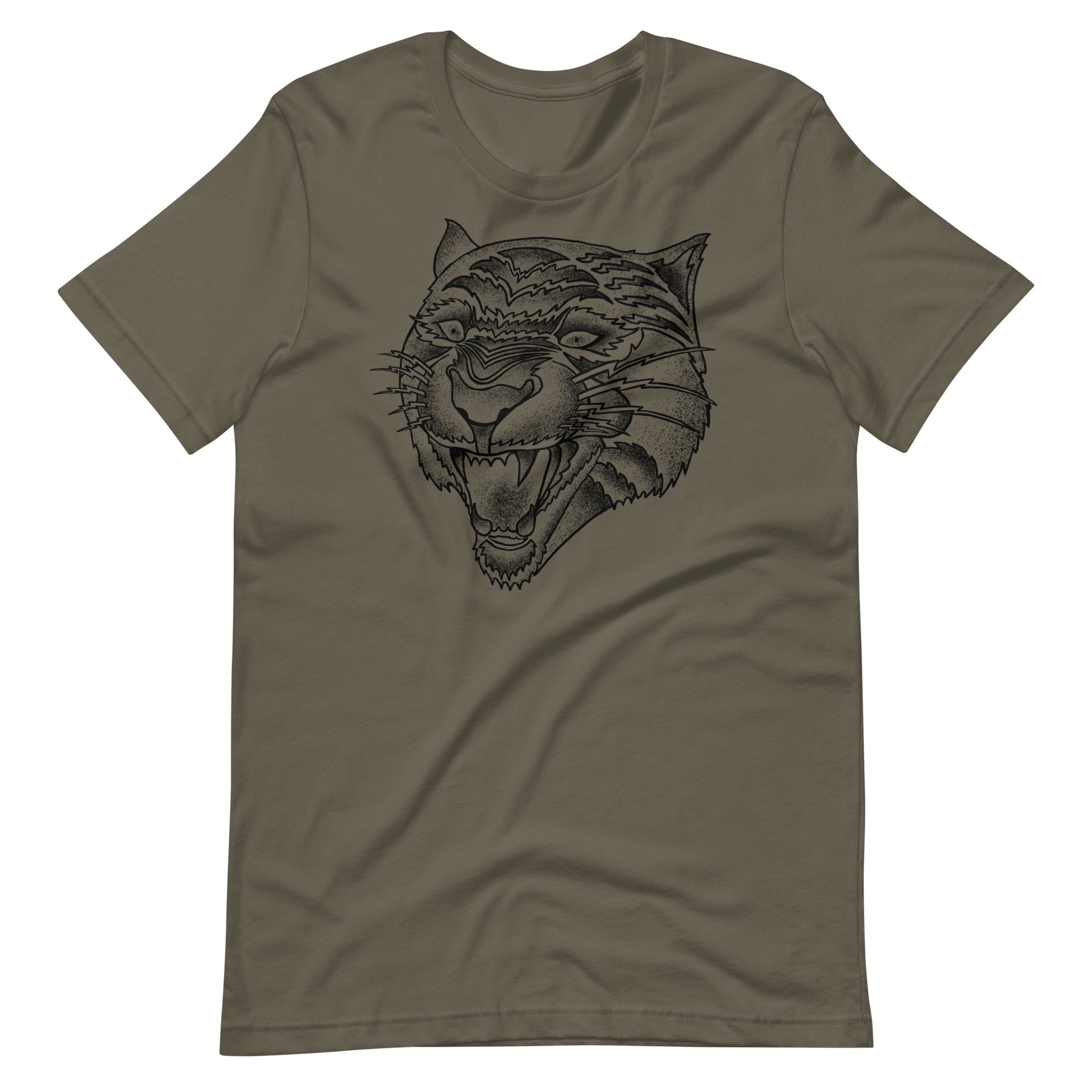 Panther Black - Men's t-shirt - Army Front