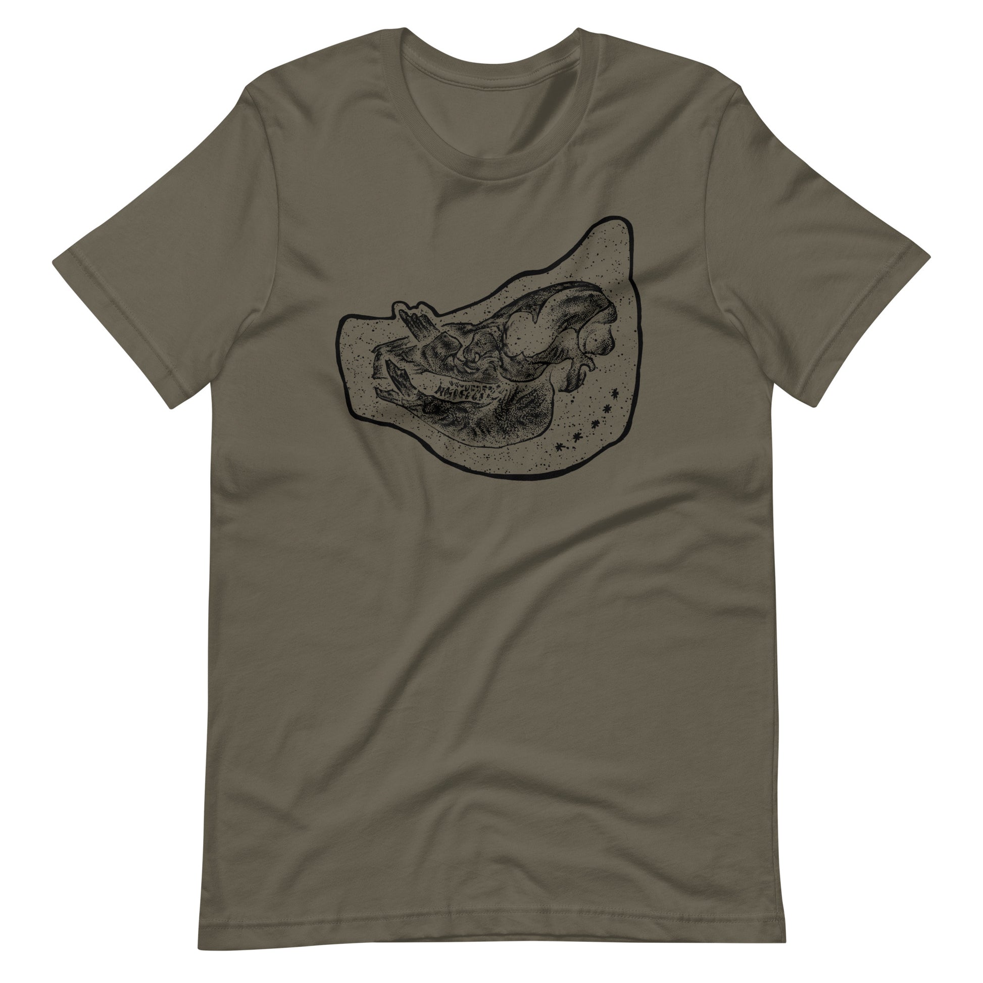 Pig Black - Men's t-shirt - Army Front