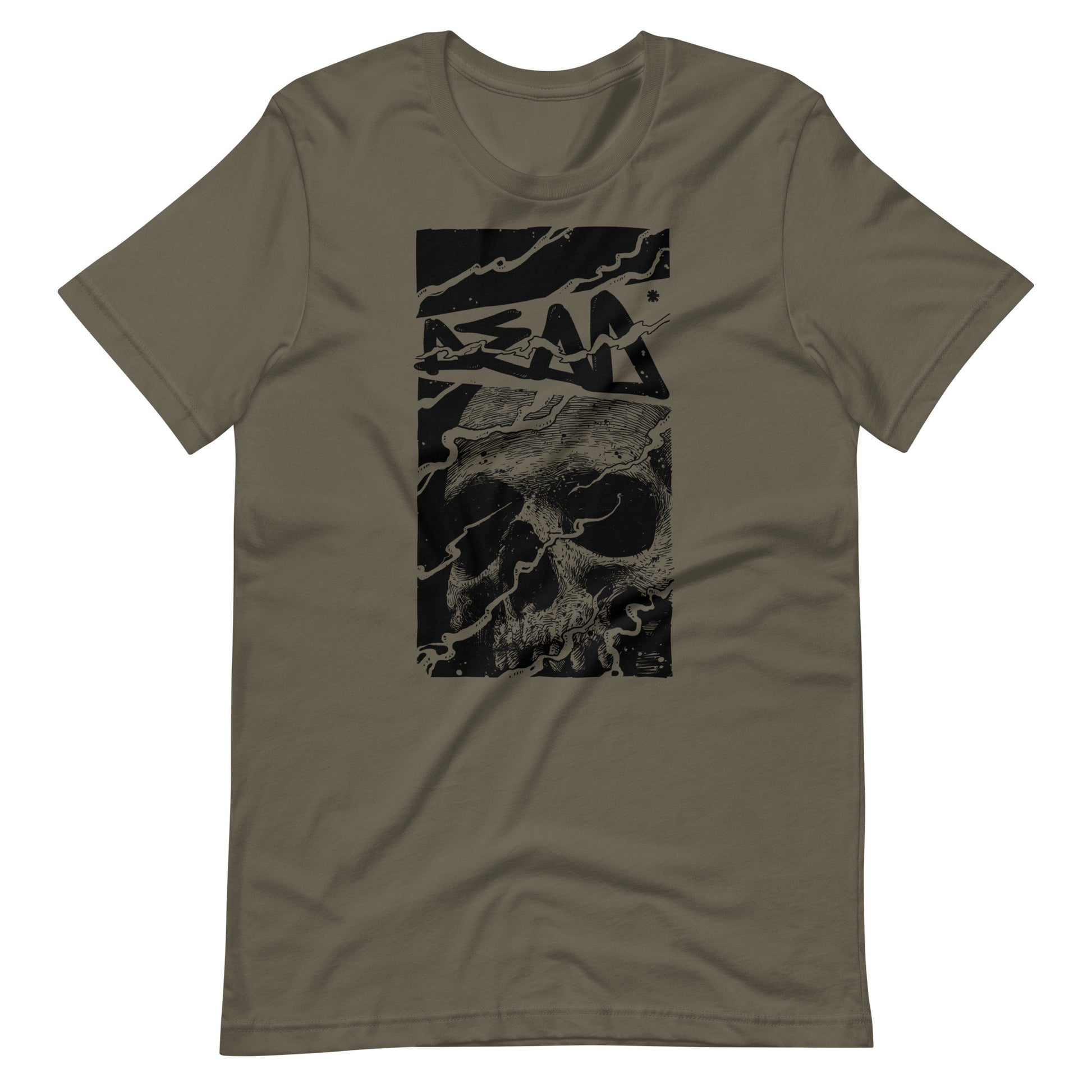 Skull Dead Black - Men's t-shirt - Army Front