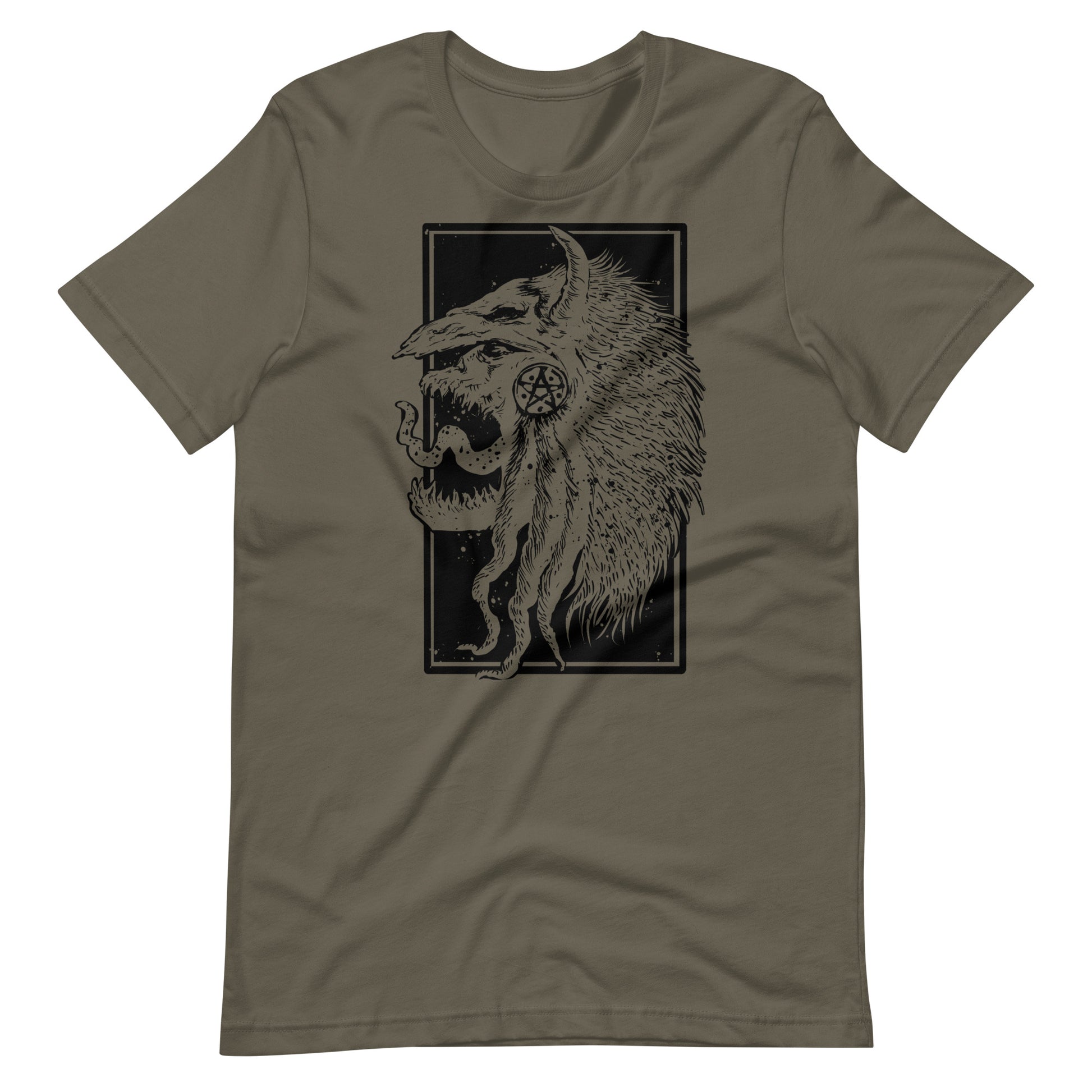 Tribe Monster Black - Men's t-shirt - Army Front