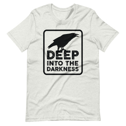 Raven Deep Into the Darkness - Men's t-shirt - Ash Front