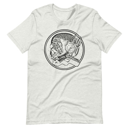 Boom as Hell Black - Men's t-shirt - Ash Front