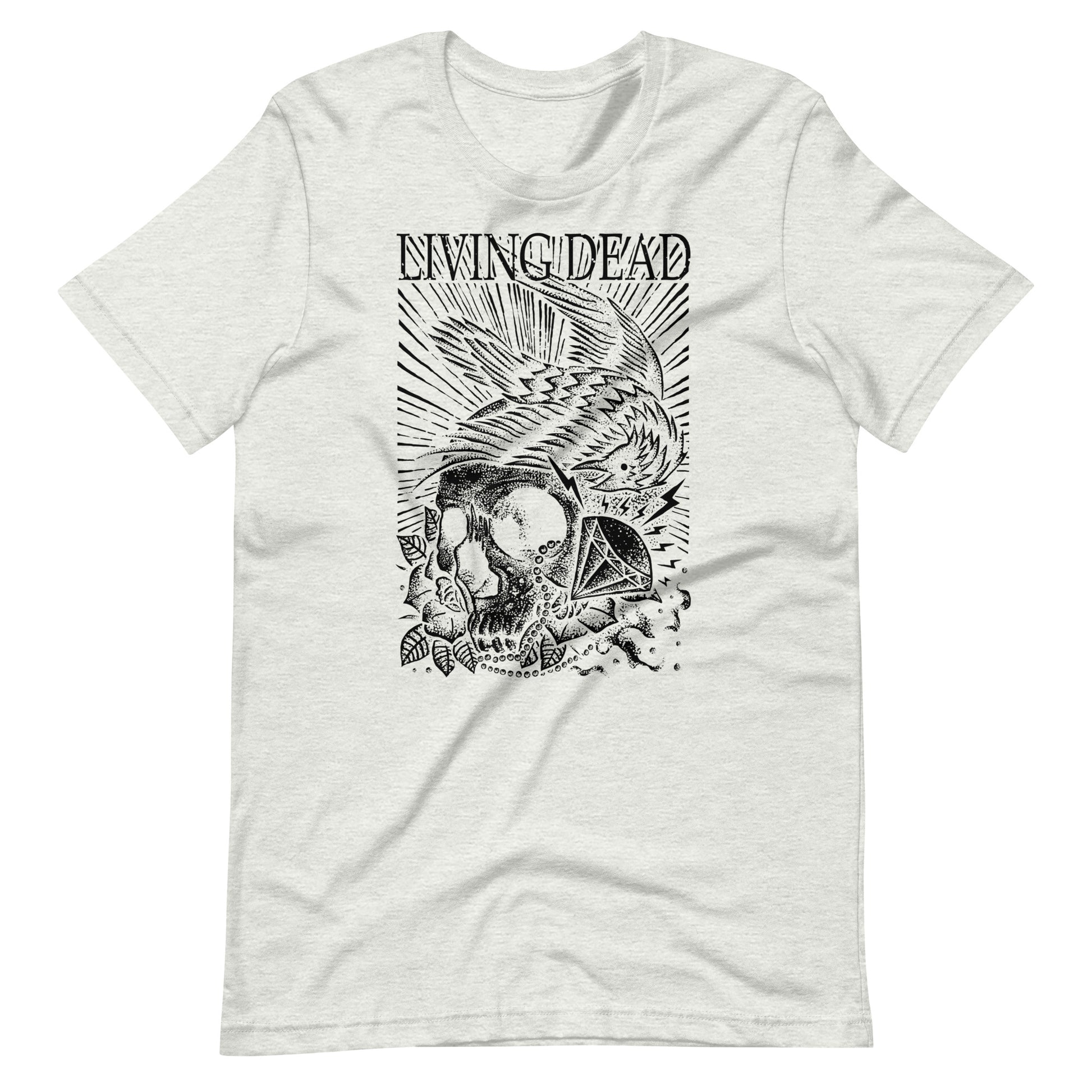 Living Dead Diamond Black - Men's t-shirt - Ash Front