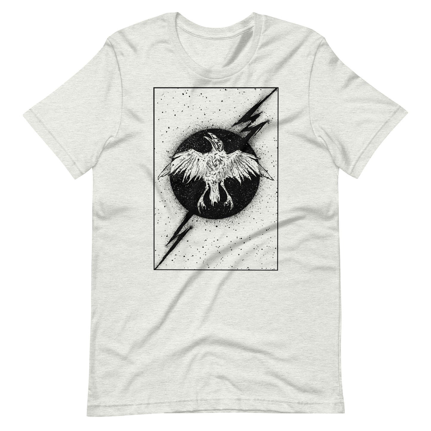 Night Thunder Black - Men's t-shirt - Ash Front