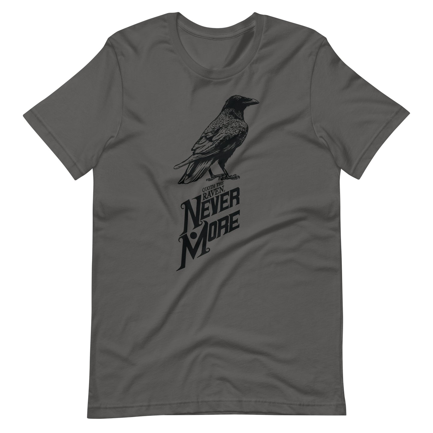 Quoth the Raven Nevermore - Men's t-shirt - Asphalt Front