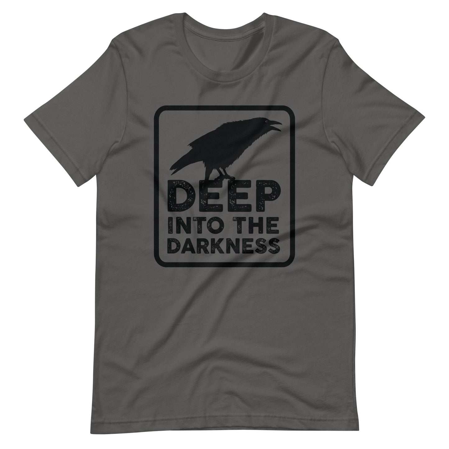 Raven Deep Into the Darkness - Men's t-shirt - Asphalt Front