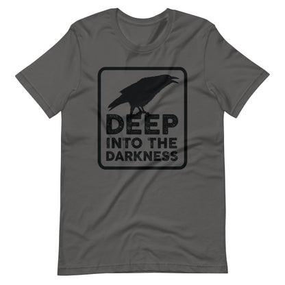 Raven Deep Into the Darkness - Men's t-shirt - Asphalt Front