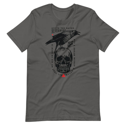 Quoth the Raven - Men's t-shirt - Asphalt Front