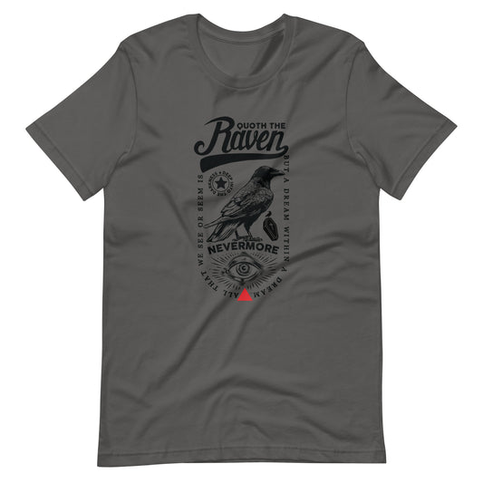 Quoth the Raven Nevermore Loaded - Men's t-shirt - Asphalt Front