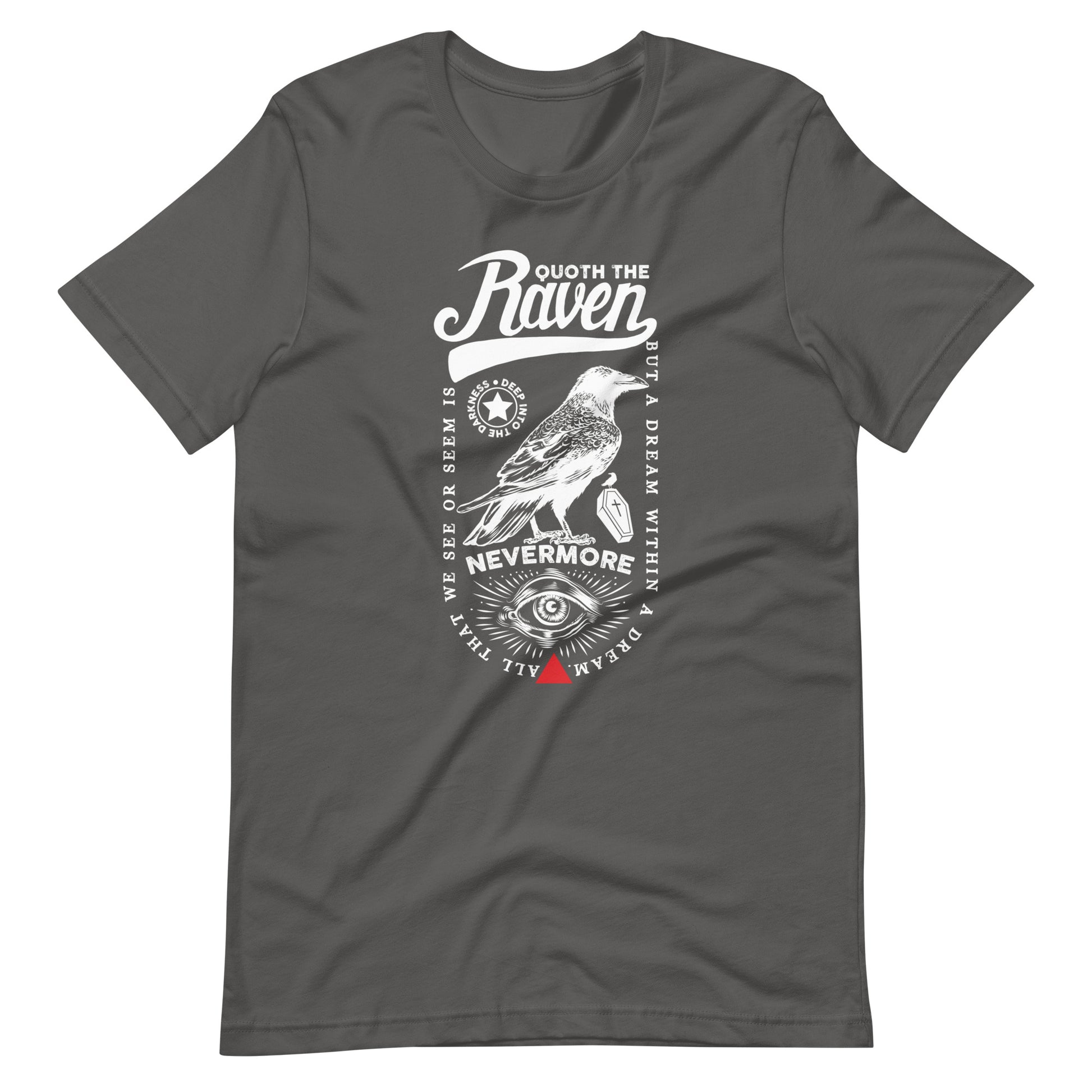 Quoth the Raven Nevermore Loaded - Men's t-shirt - Asphalt Front
